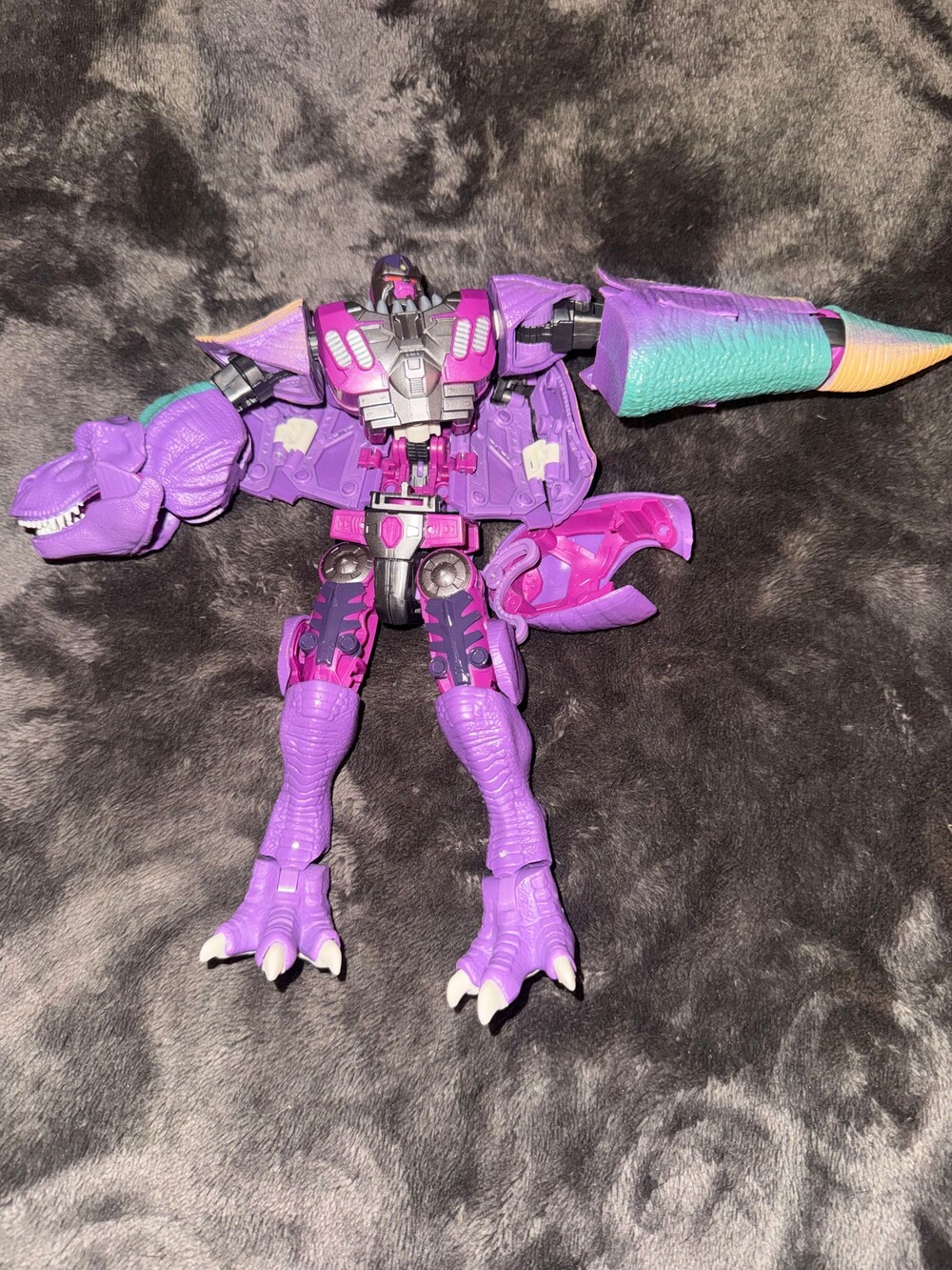 Transformers Megatron vintage dinosaur Robot Action Figure with Drill Tail and